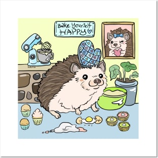 Hedgehog the baker Posters and Art